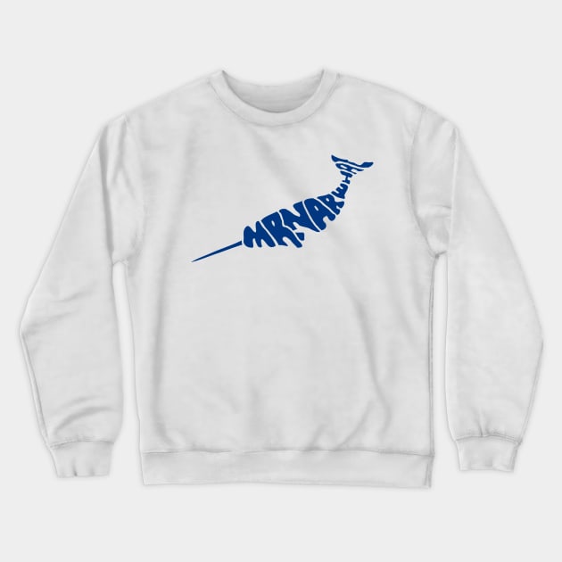 Mr. Narwhal Crewneck Sweatshirt by Solenoid Apparel